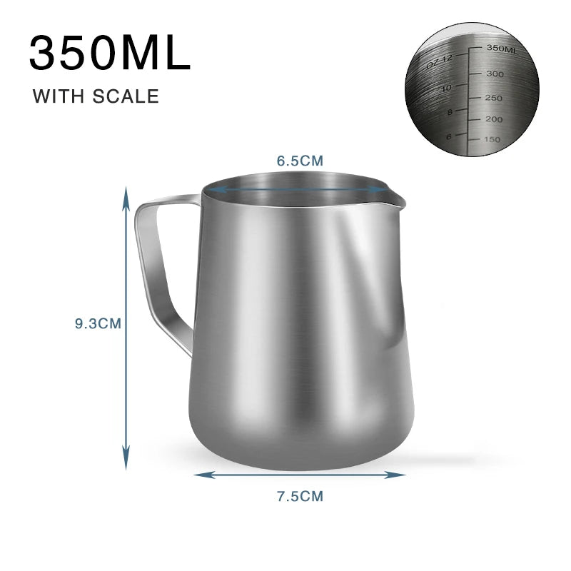 Stainless Steel Milk Frothing Pitcher