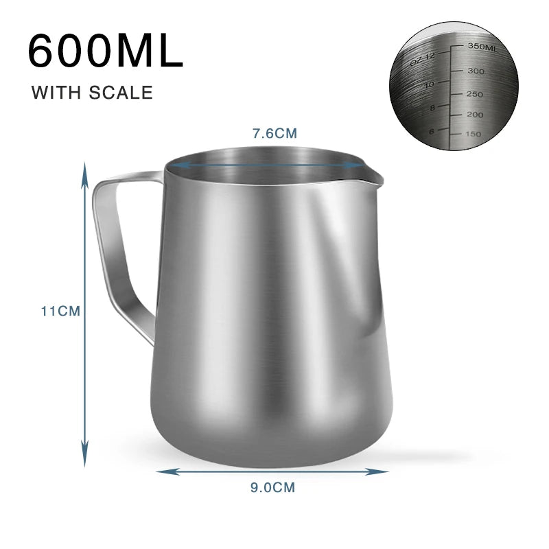 Stainless Steel Milk Frothing Pitcher