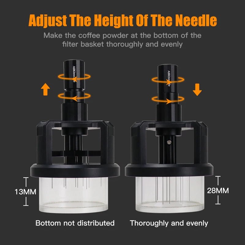 Rain x Crema Magnetic WDT Rotary Needle Distributor